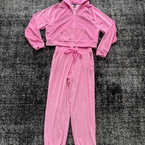 Victoria's Secret Pink Velour Tracksuit